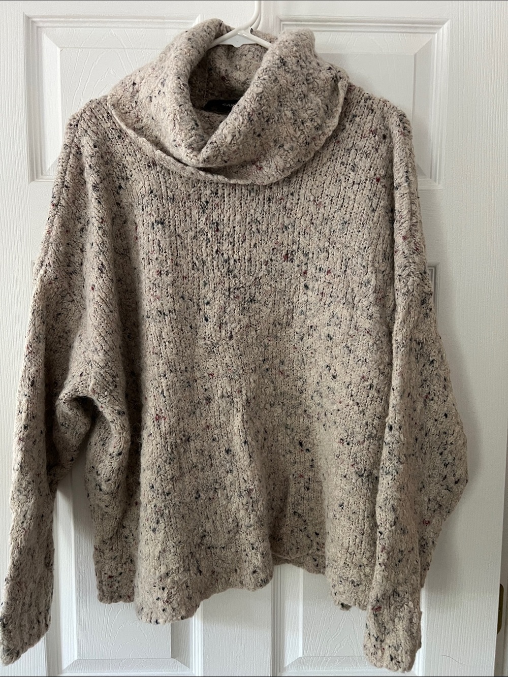 *FINAL OFFER* Zara Cream Speckled Cowl Neck Sweater